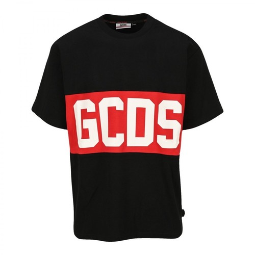 Gcds, T-Shirt Cc94M021014C Czarny, male, 945.74PLN