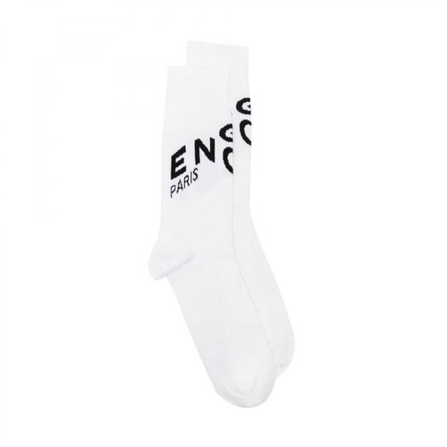 Givenchy, Refracted Logo Knit Socks Biały, male, 521.00PLN