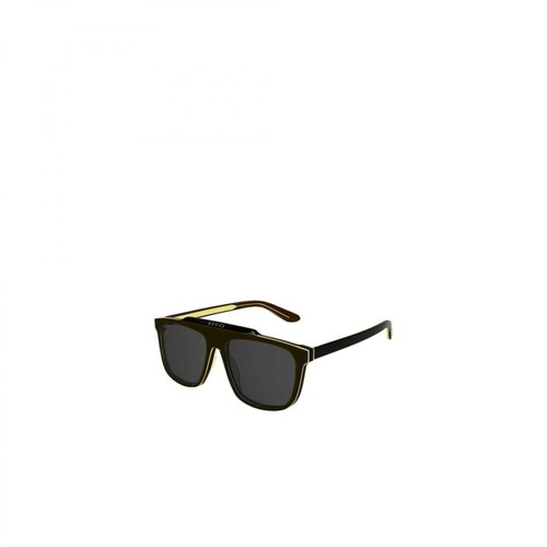 Gucci, Aviator logo sunglasses Czarny, male, 1277.00PLN
