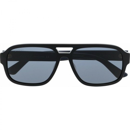 Gucci, Aviator Sunglasses Czarny, male, 1019.00PLN