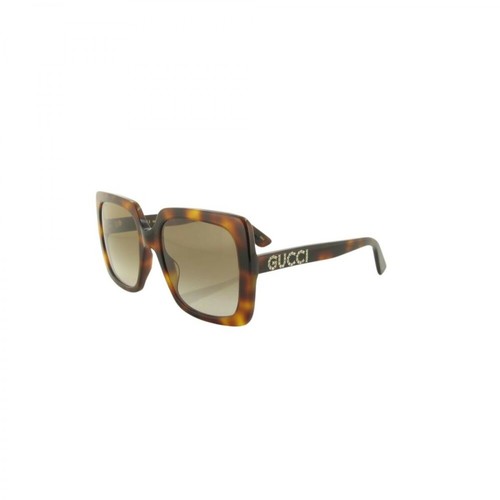 Gucci, Sunglasses 0418 Brązowy, female, 1551.00PLN