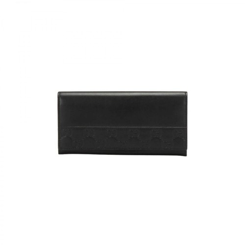 Gucci Vintage, Pre-owned Guccissima Long Wallet 408837 Czarny, female, 1788.00PLN