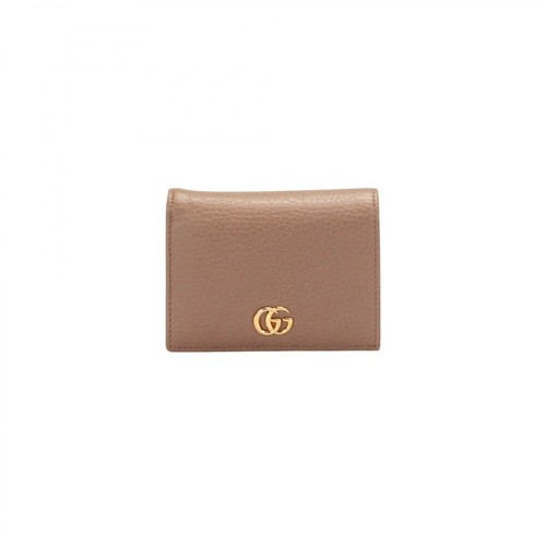 Gucci Vintage, Pre-owned Marmont Card Case Beżowy, female, 1948.00PLN