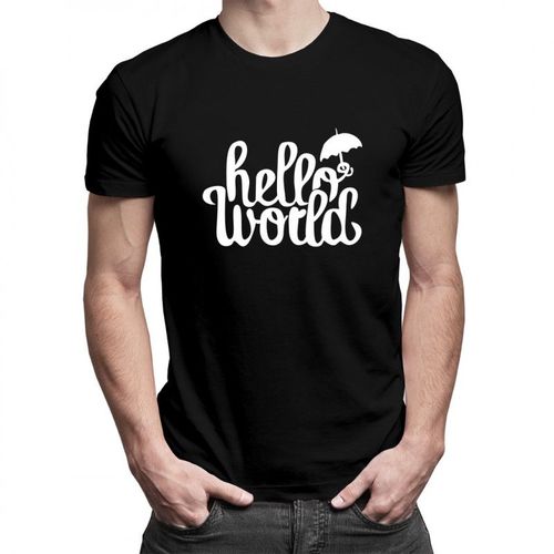 Hello world! - męska koszulka z nadrukiem 69.00PLN