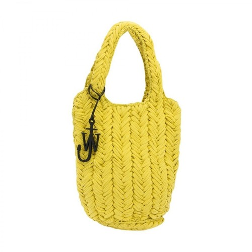 JW Anderson, Knitted Shopper Bag Żółty, female, 1291.00PLN