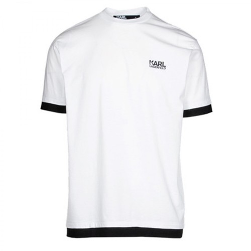 Karl Lagerfeld, T-shirt Biały, male, 479.00PLN