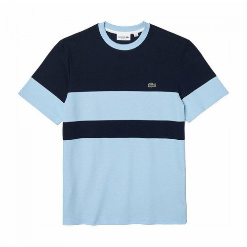 Lacoste, T-shirt Niebieski, male, 251.85PLN