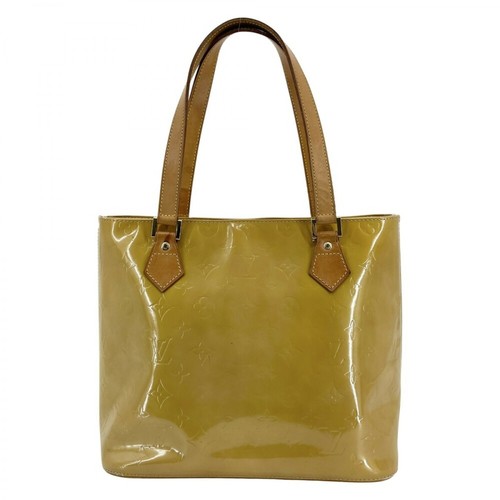 Louis Vuitton Vintage, Houston Vernis Shoulder Bag Pre-owned Żółty, female, 1344.12PLN