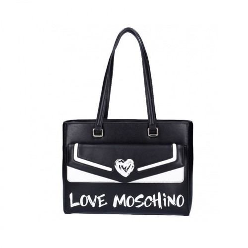 Love Moschino, Borsa a Spalla Czarny, female, 950.00PLN
