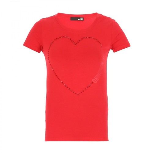 Love Moschino, T-shirt Czerwony, female, 339.00PLN