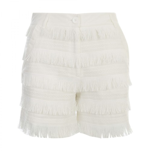 Love Moschino, Wo16300T107A Mini shorts Biały, female, 684.00PLN