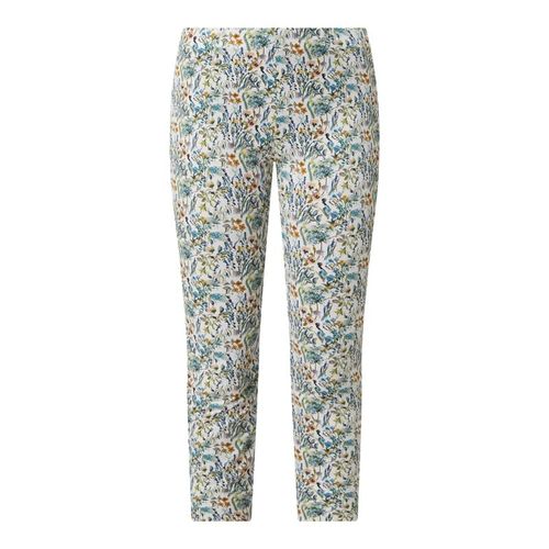 Luźne spodnie skrócone z kwiatowym wzorem model ‘Penny’ 449.00PLN