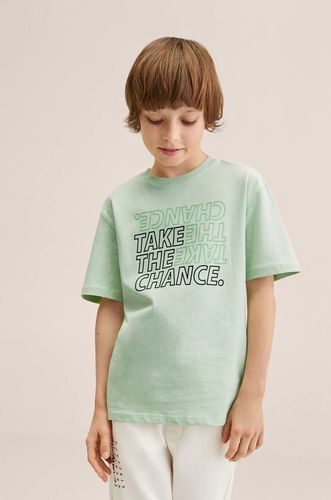 Mango Kids t-shirt bawełniany dziecięcy Chance 35.99PLN
