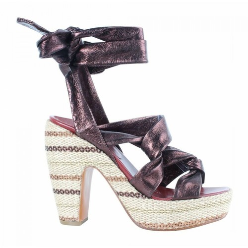 Marc Jacobs Pre-owned, Wedges -Pre Owned Condition Very Good Brązowy, female, 1144.87PLN