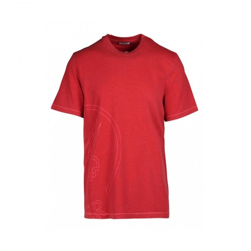 Moncler, Printed t-shirt Czerwony, male, 903.00PLN