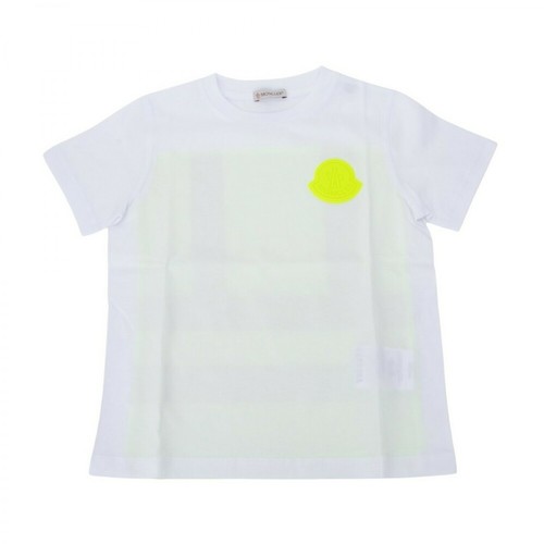 Moncler, T-Shirt Biały, male, 570.00PLN