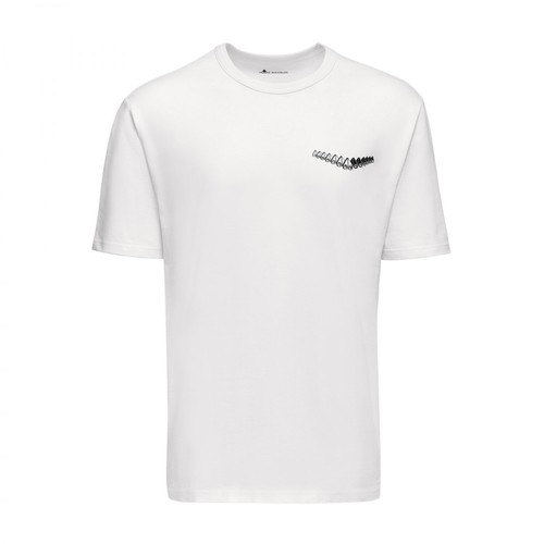 Moose Knuckles, Neck T-Shirt Biały, male, 361.00PLN