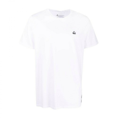 Moose Knuckles, T-shirt Biały, male, 386.00PLN