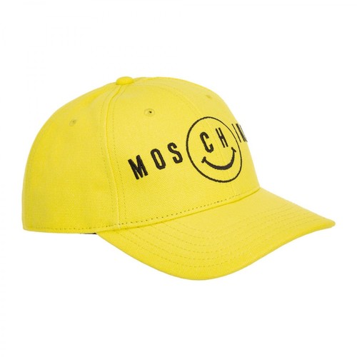 Moschino, Adjustable Baseball Cap X Smiley Żółty, male, 593.00PLN