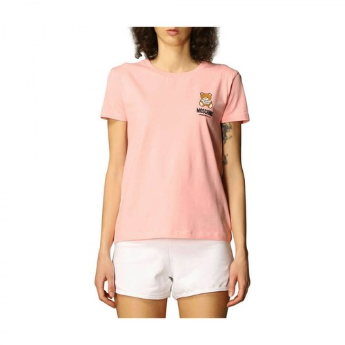 Moschino, T-Shirt Różowy, female, 531.06PLN