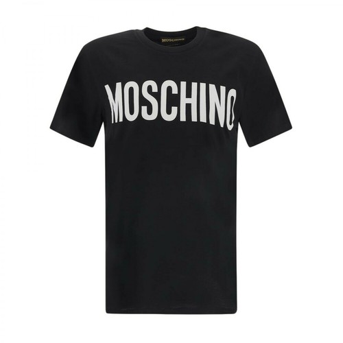Moschino, T-shirt with logo Czarny, male, 616.00PLN