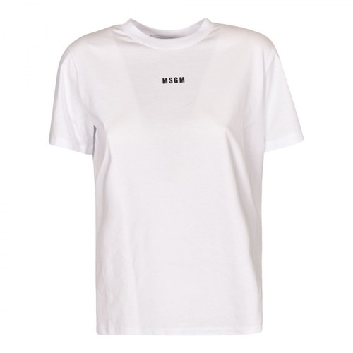 Msgm, T-Shirt Biały, female, 548.00PLN