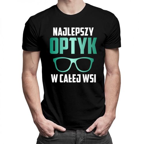 Najlepszy optyk w całej wsi - męska koszulka z nadrukiem 69.00PLN