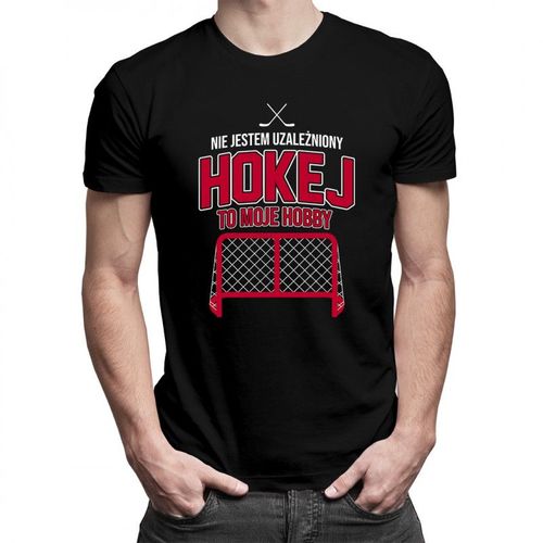 Nie jestem uzależniony - hokej - męska koszulka z nadrukiem 69.00PLN