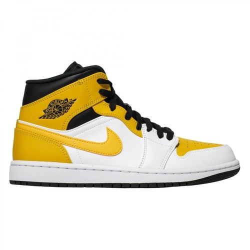 Nike, Air Jordan 1 Mid Sneakers Pomarańczowy, male, 1488.00PLN