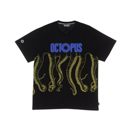 Octopus, Blurred t-shirt Czarny, male, 320.00PLN