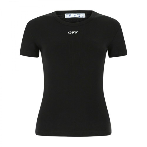 Off White, S/S T-Shirt Czarny, female, 1112.00PLN