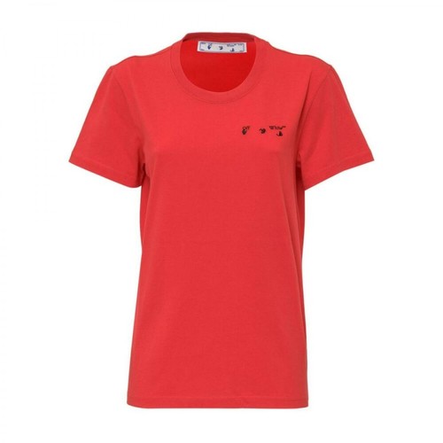 Off White, T-Shirt Czerwony, female, 603.00PLN