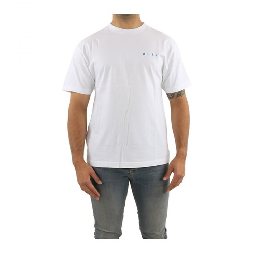 Olaf Hussein, T-shirt Biały, male, 228.77PLN