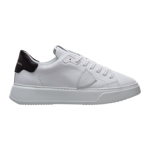 Philippe Model, Leather trainers sneakers Biały, male, 1161.00PLN