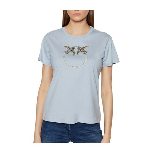Pinko, T-shirt Niebieski, female, 821.00PLN