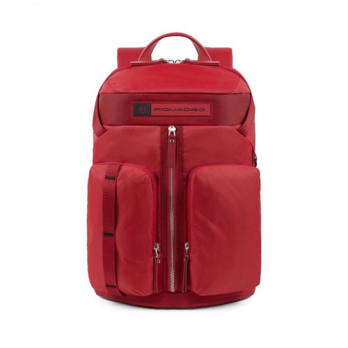 Piquadro, backpack Czerwony, male, 1369.00PLN