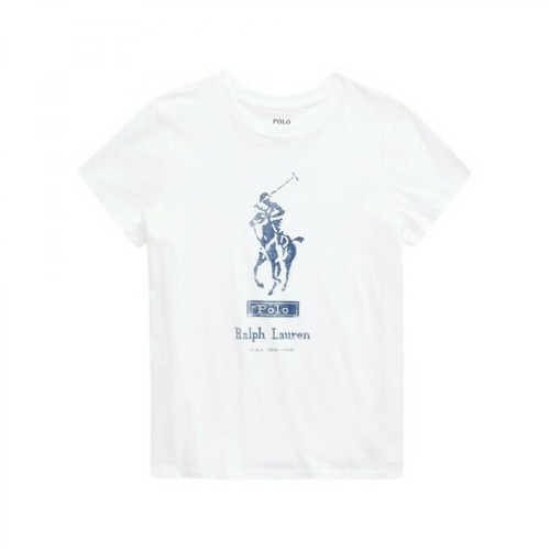 Ralph Lauren, T-shirt Box Short Sleeve Biały, female, 212.20PLN
