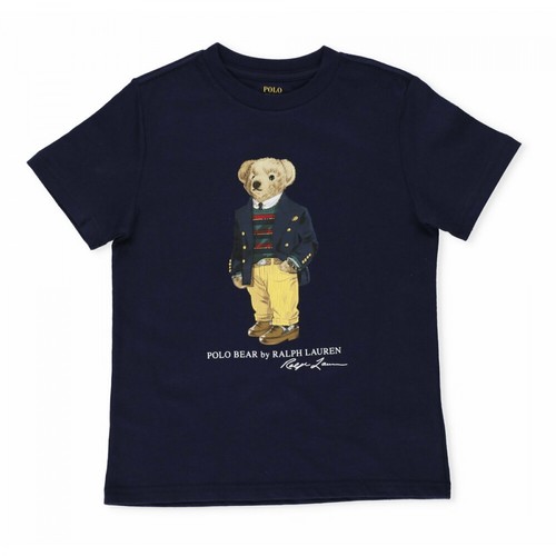 Ralph Lauren, T-shirt Niebieski, male, 320.00PLN