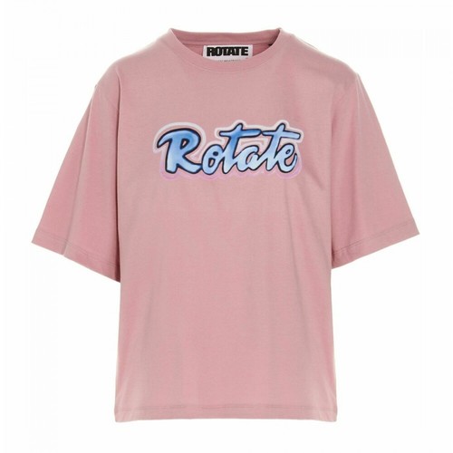 Rotate Birger Christensen, T-Shirt Różowy, female, 325.00PLN