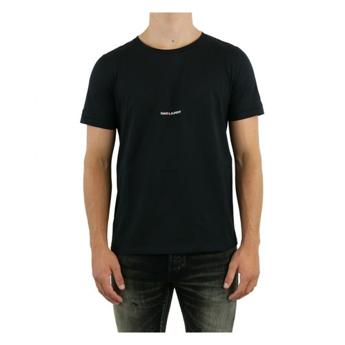Saint Laurent, Classique t-shirt Czarny, male, 843.57PLN