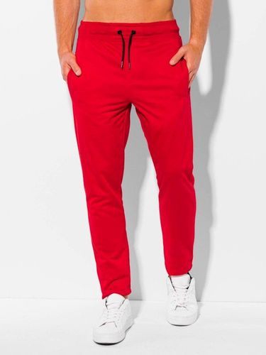 Spodnie męskie dresowe 988P - czerwone 29.99PLN