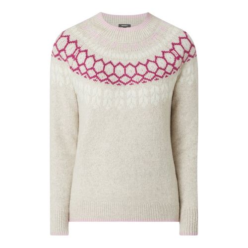 Sweter z norweskim wzorem ze stójką 99.99PLN