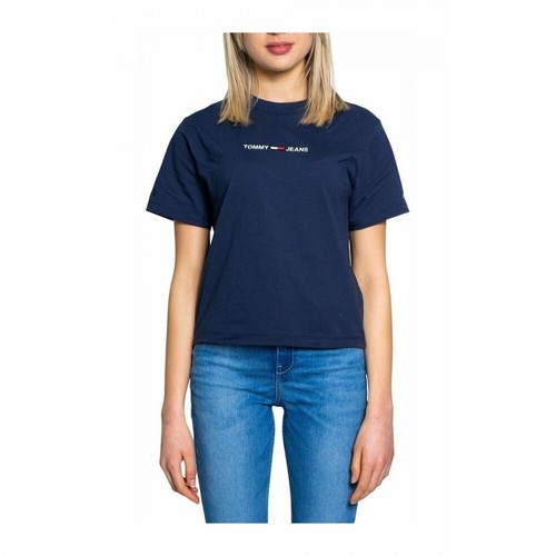 Tommy Jeans, T-Shirt Niebieski, female, 342.28PLN