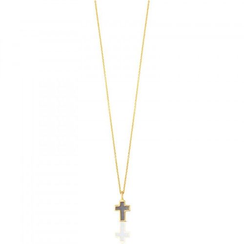Tous XXS - Naszyjnik z żółtego złota i masy perłowej w kształcie krzyża 939.00PLN