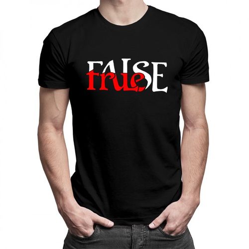 True False - męska koszulka z nadrukiem 69.00PLN