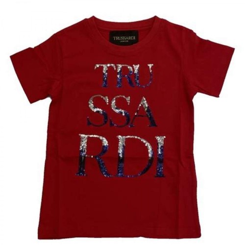Trussardi, T-Shirt Czerwony, female, 314.00PLN