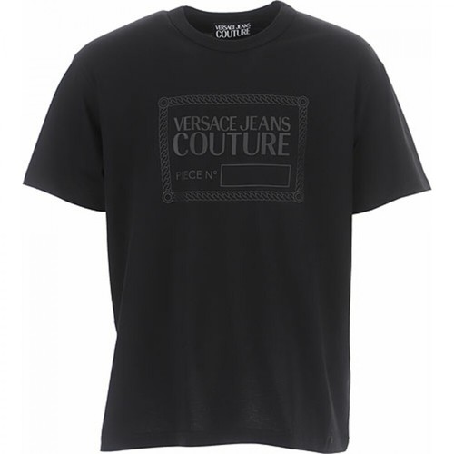 Versace Jeans Couture, T-shirt Czarny, male, 639.00PLN
