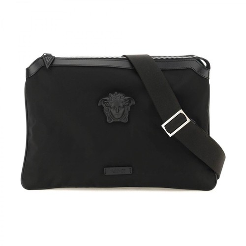 Versace, Shoulder bag Czarny, male, 3876.00PLN