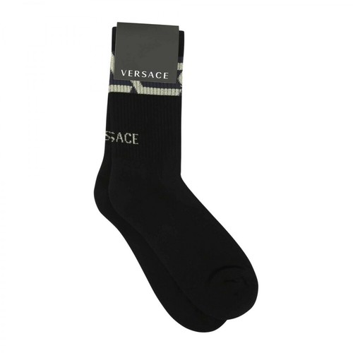 Versace, Socks Czarny, male, 320.00PLN
