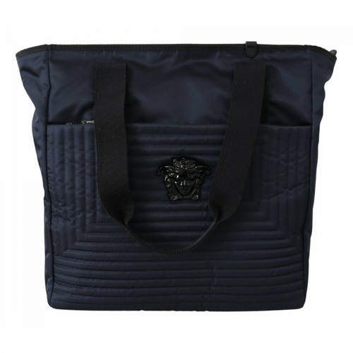 Versace, Tote Bag Niebieski, female, 3594.00PLN